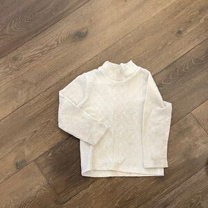 White Cable Knit Sweater